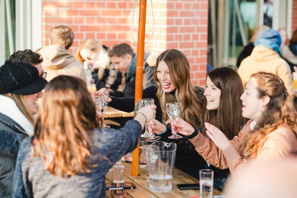 Seaside dining at Shelter Hall Brighton