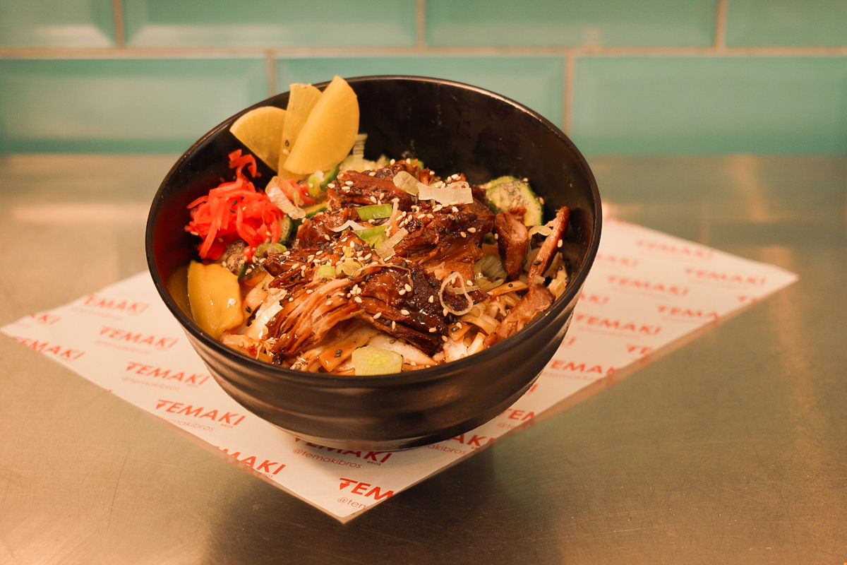 pork rice bowl - temaki bros
