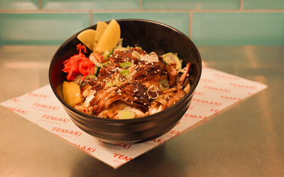 pork rice bowl - temaki bros
