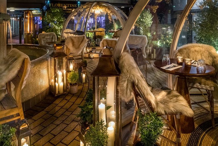 Brighton New Year Eve. Pictured the Igloo at Coppa Club