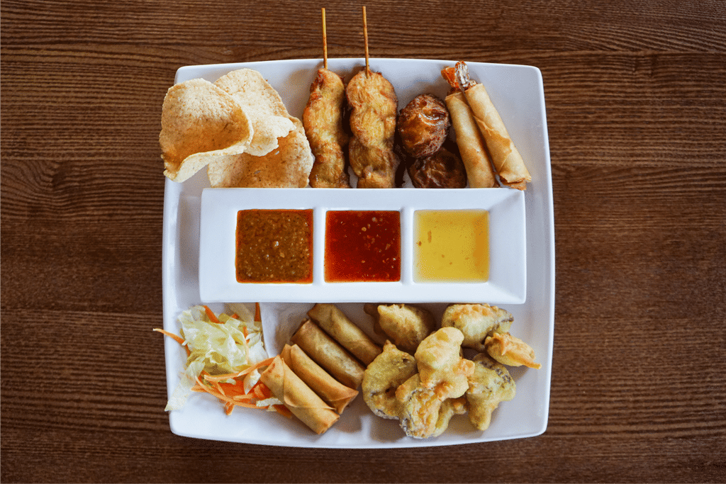 Thai starter platter