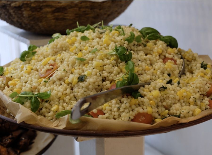 Giant cous cous salad