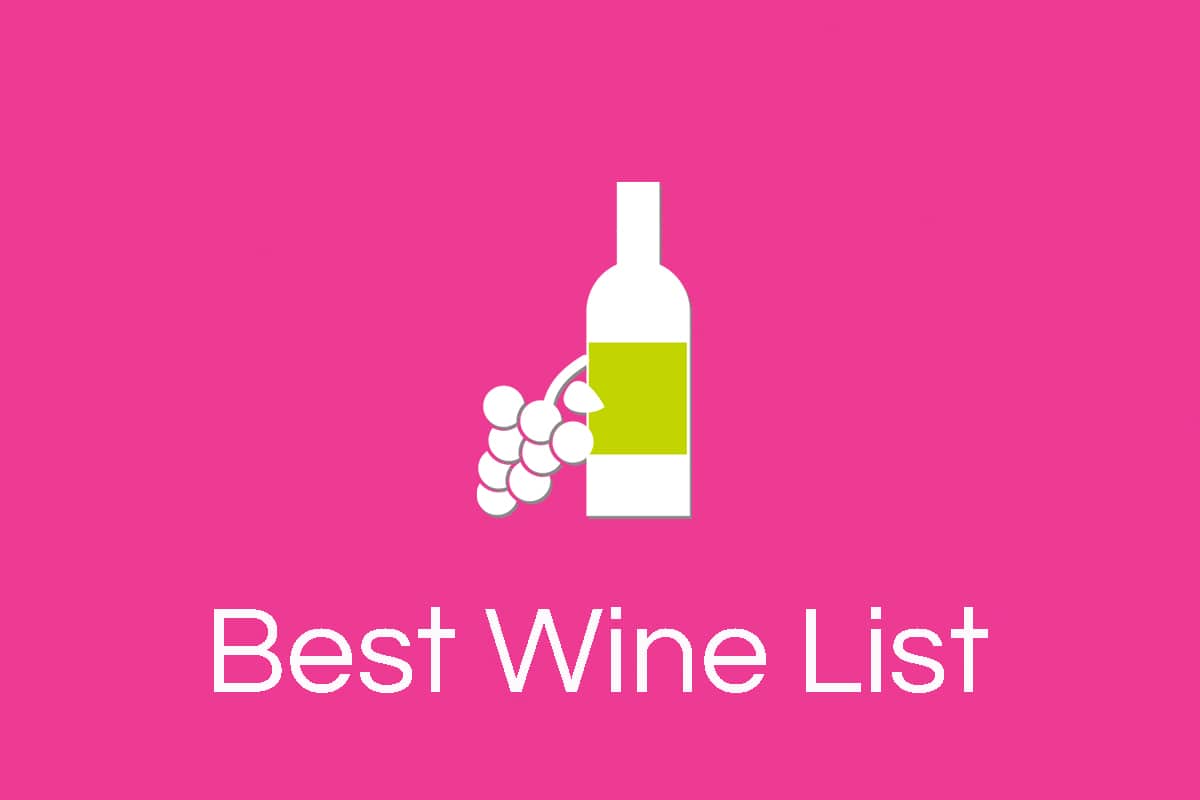 Best Wine List Brighton BRAVO 2022 Top 20 places for wine