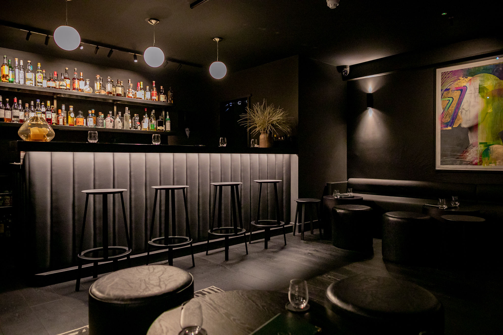 The dimly lit speakeasy bar which is Ink at etch - Steven Edwards - Hove 