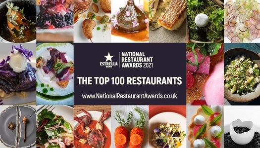 Photo montage from the National Restaurant Awards 2021