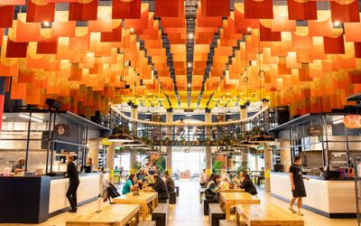 interior of shelter hall. Featured in our places to eat in Brighton. Shelter Hall is located on Brighton seafront