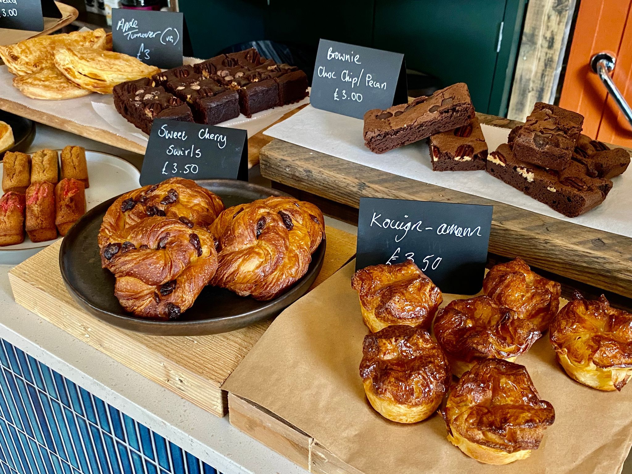 pastries on the coutner top