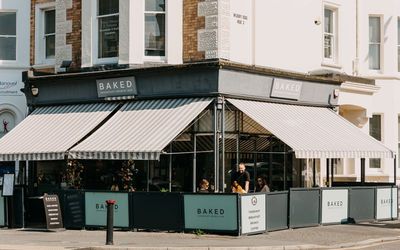 exterior shot of baked hove