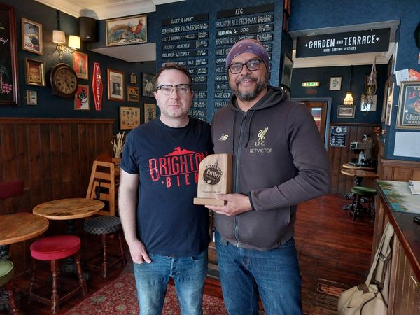 Bar manager and owner Ali, and chef Danny win best Sunday roast