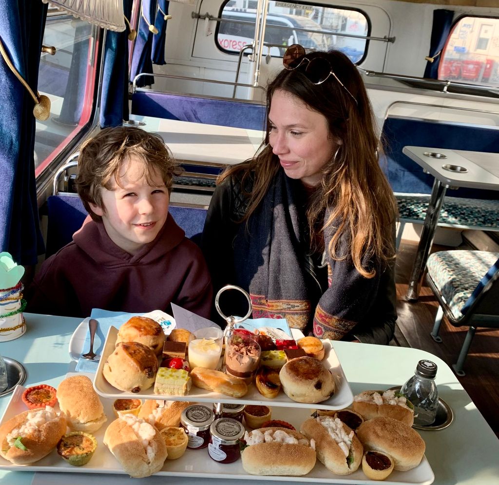 child and mum afternoon tea