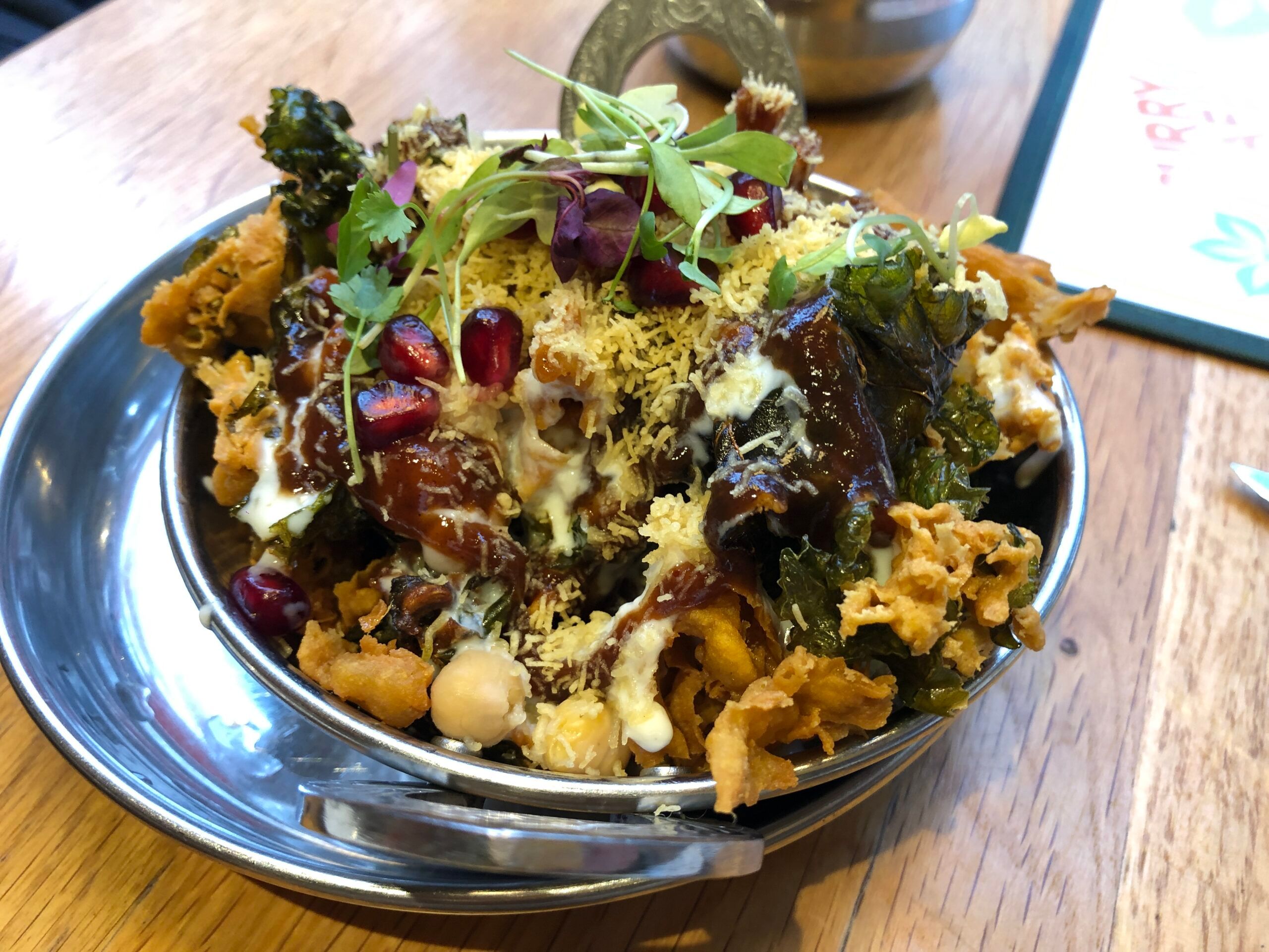The Kale and Chickpea Chaat