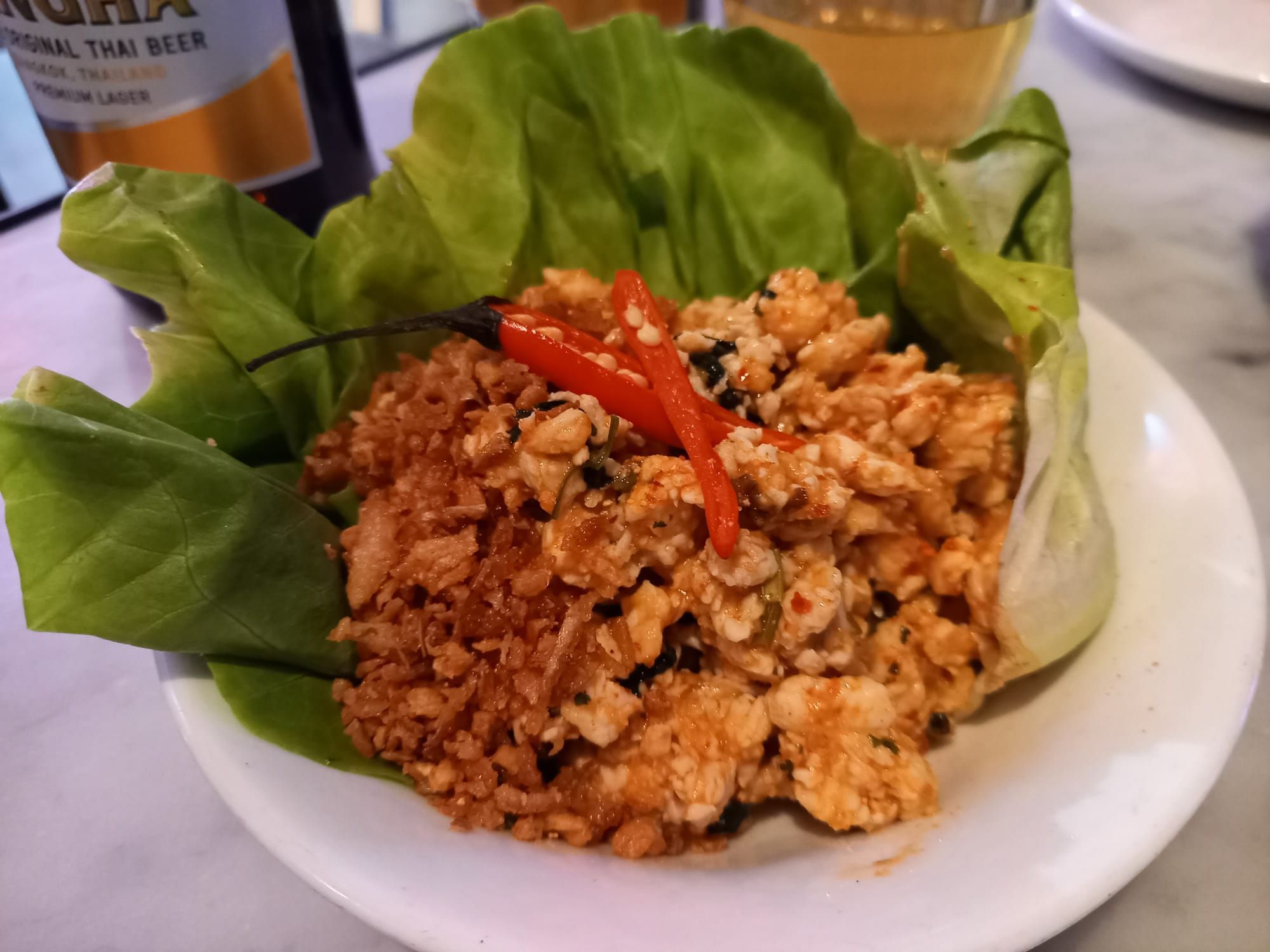 chicken larb