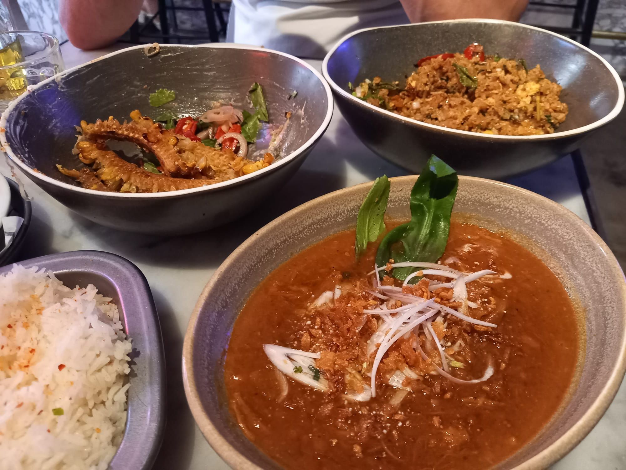A selection of Brighton BBQ Northern Thai dishes