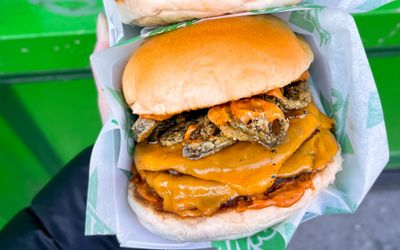 ooweee delicious looking vegan burger from oowee