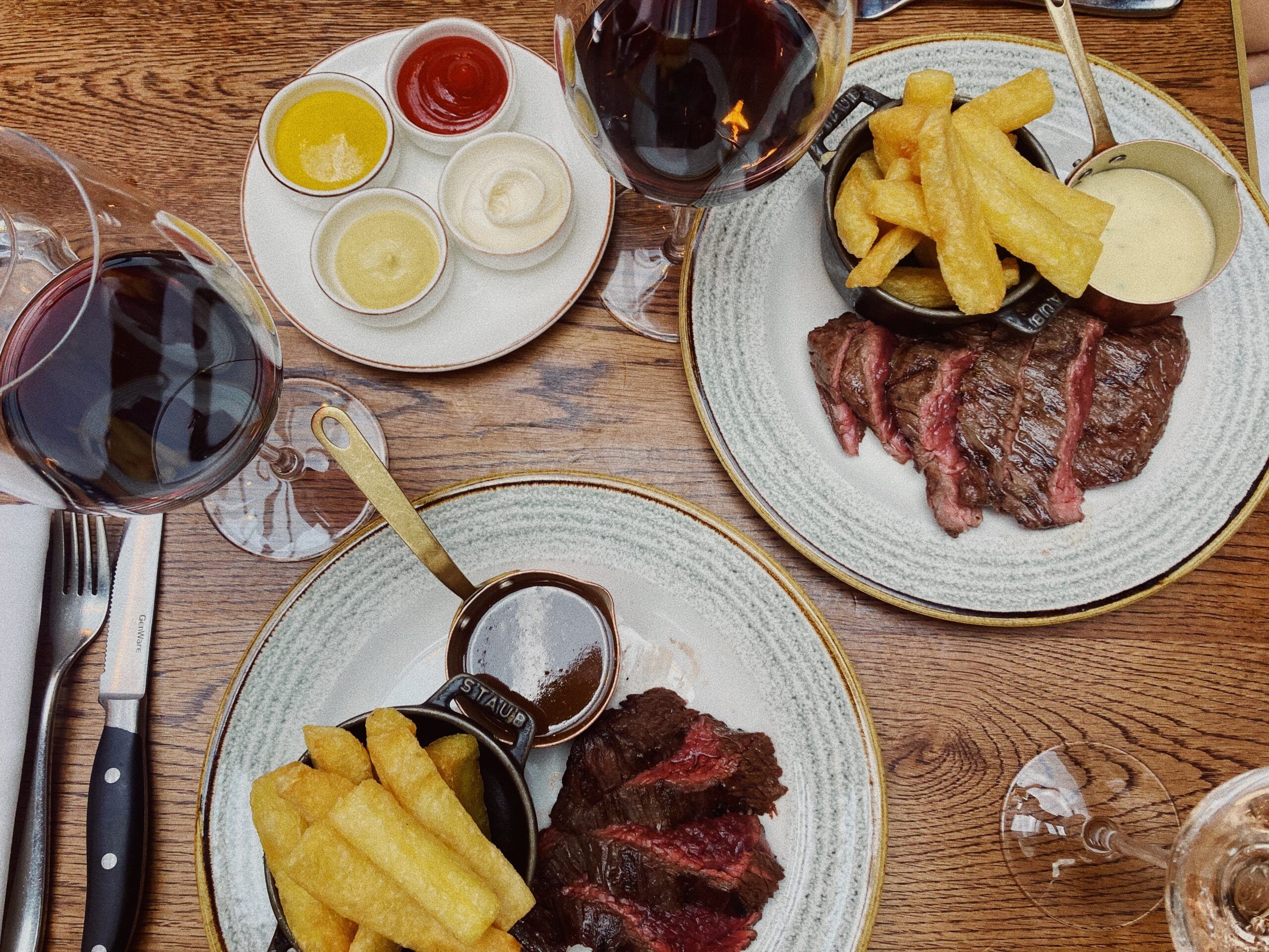 Bavette steak at The Coal Shed Brighton. Express Lunch Brighton