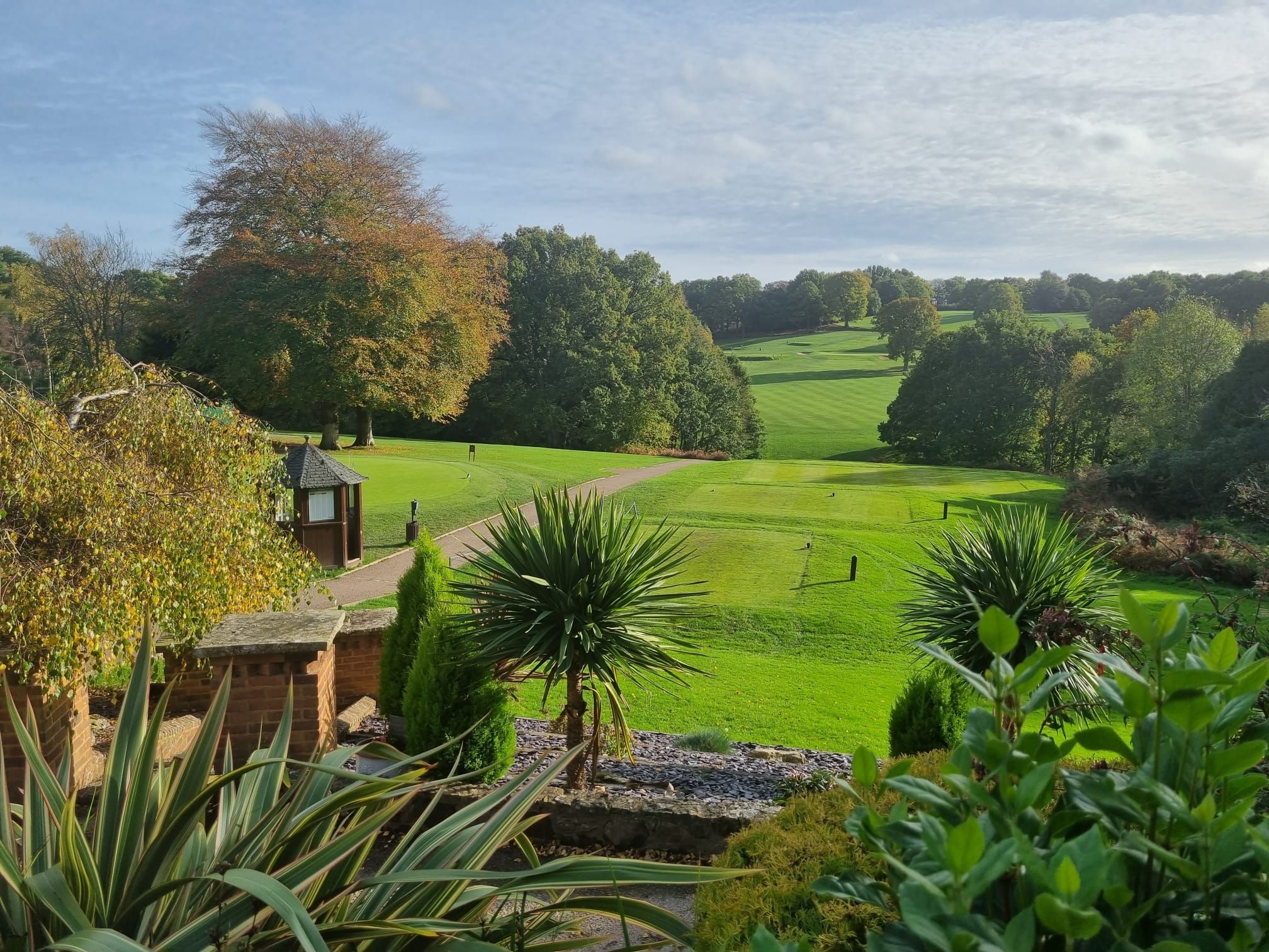 The West Sussex countryside. West Sussex Golf Club
