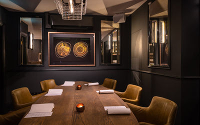 private dining room at the Furna