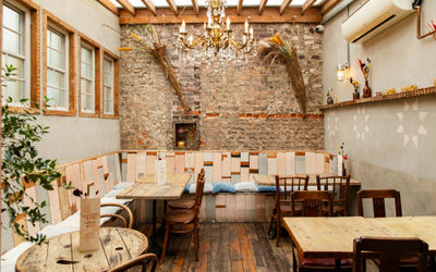 interior shot of the Lavash restaurant on North Street