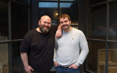 Embers David Marrow and Isaac At. The two Brighton chefs behind Embers which opens in 2023. New Brighton Restaurants