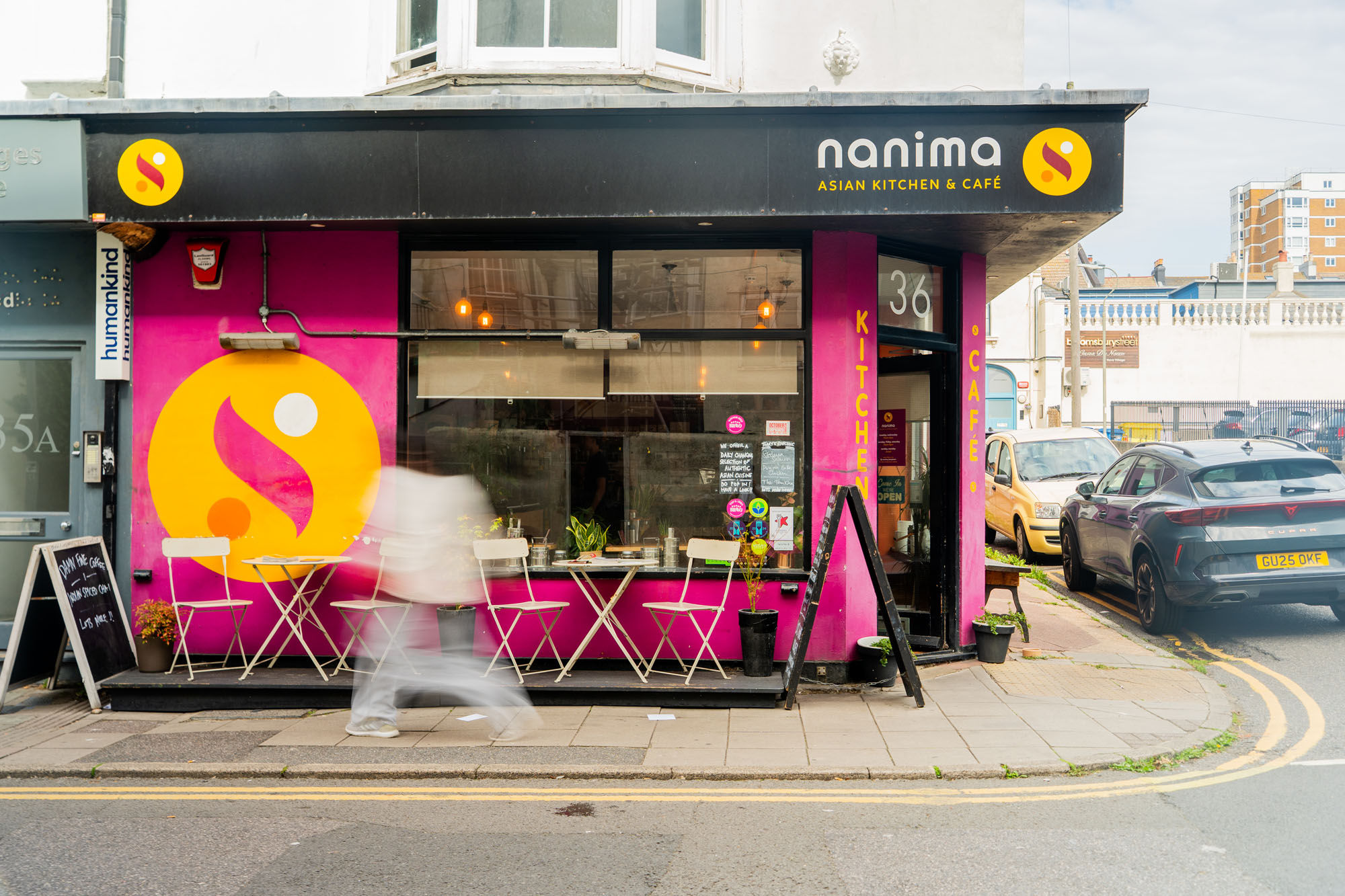 exterior shot of the Nanima in Kemptown
