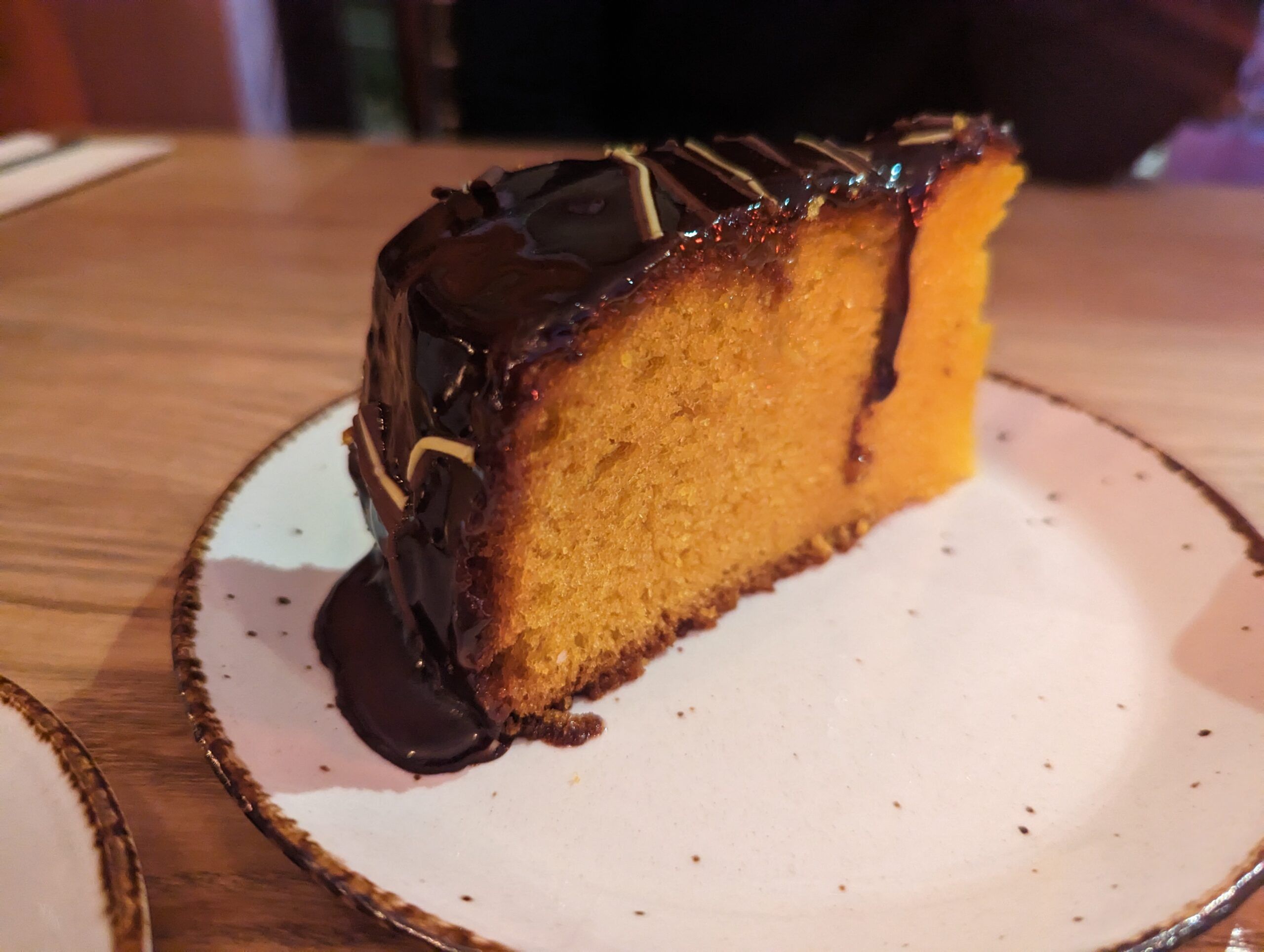 orange curd chocolate fudge cake