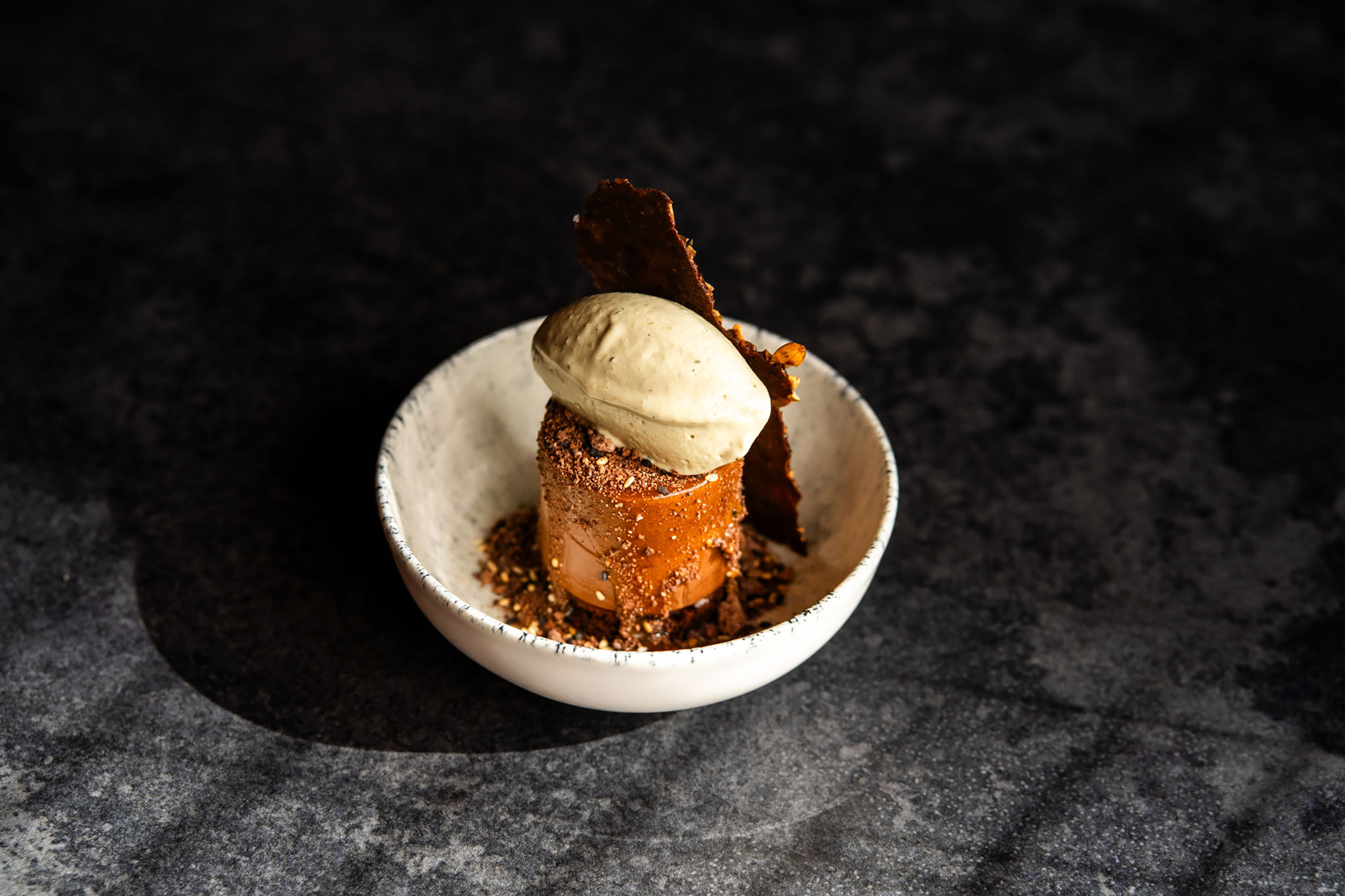 delicious looking dessert served in white bowl