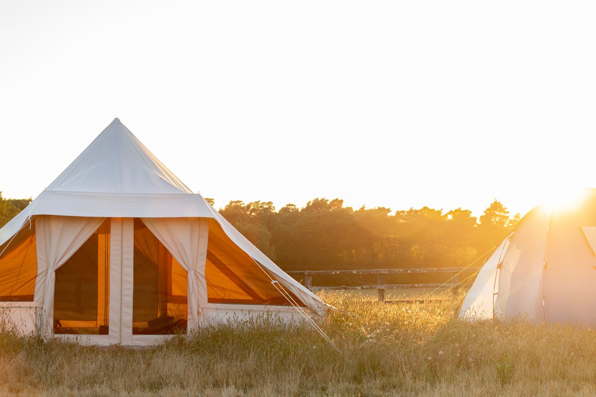 tent at the Woodfire Camping