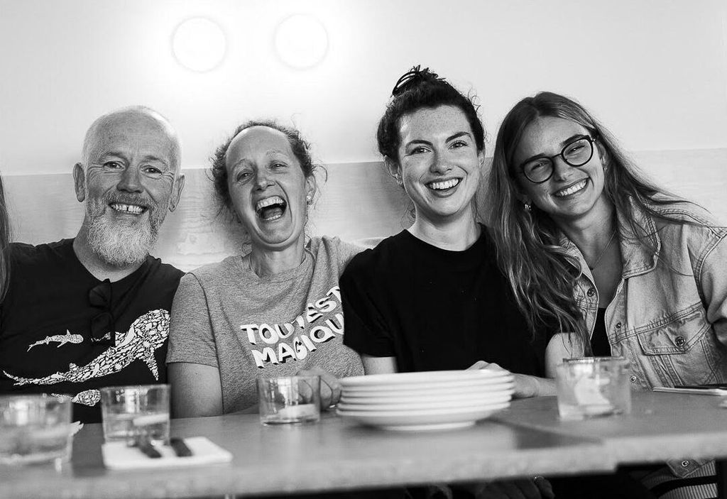 The Restaurants Brighton team enjoying lunch together at the Dome cafe. We are the local food writers, food reviewers for Restaurants brighton. We all live in Brighton