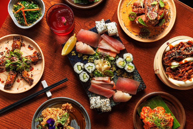 Japanese Food at Blossoms Cocktail Bar - Bento Box