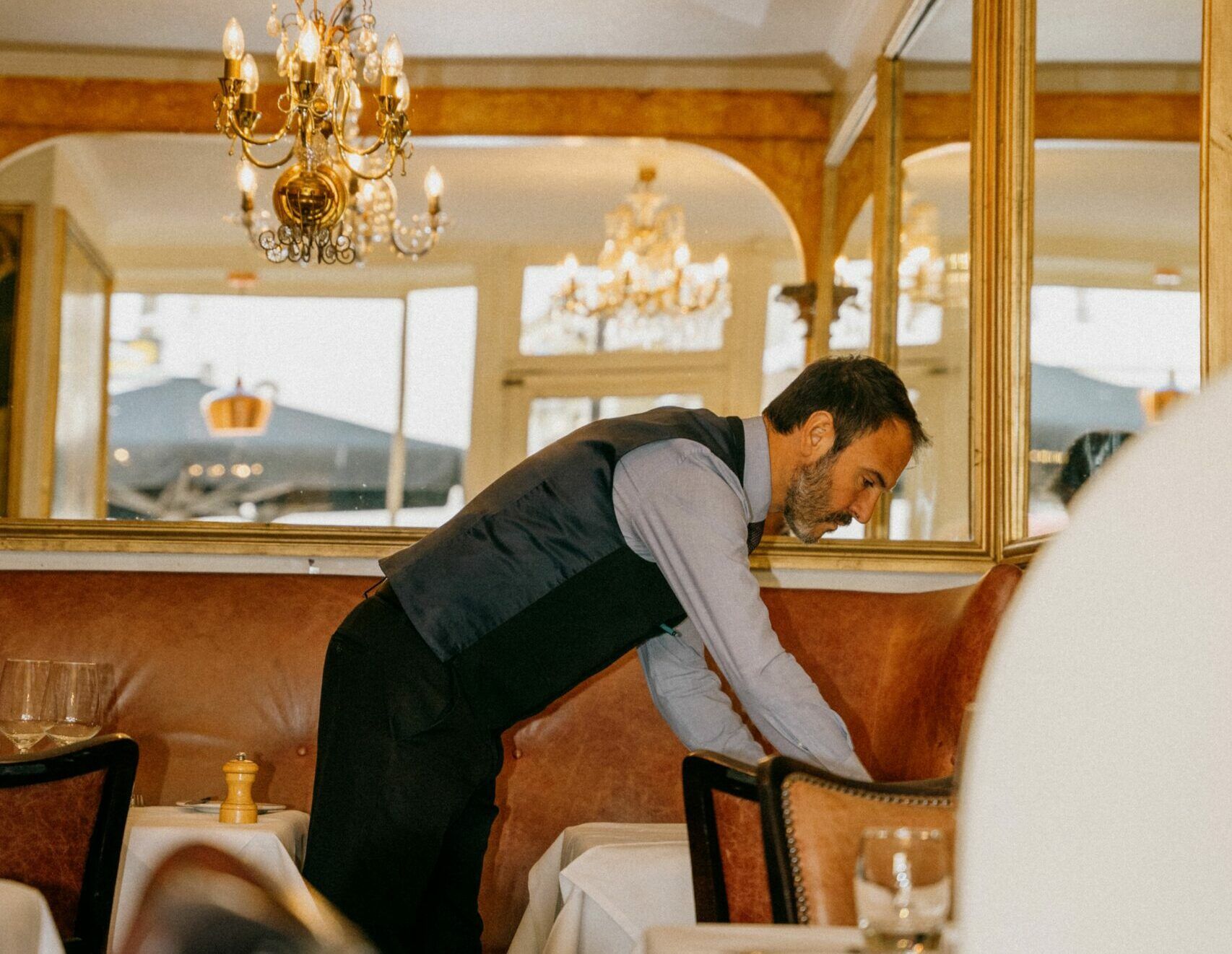 English's restaurant, a spot where Bald Chef Nick enjoys his seafood