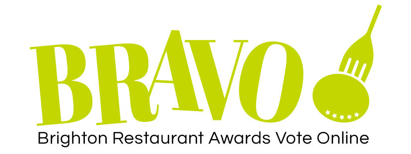 BRAVO logo, Brighton Restaurant Awards Vote Online