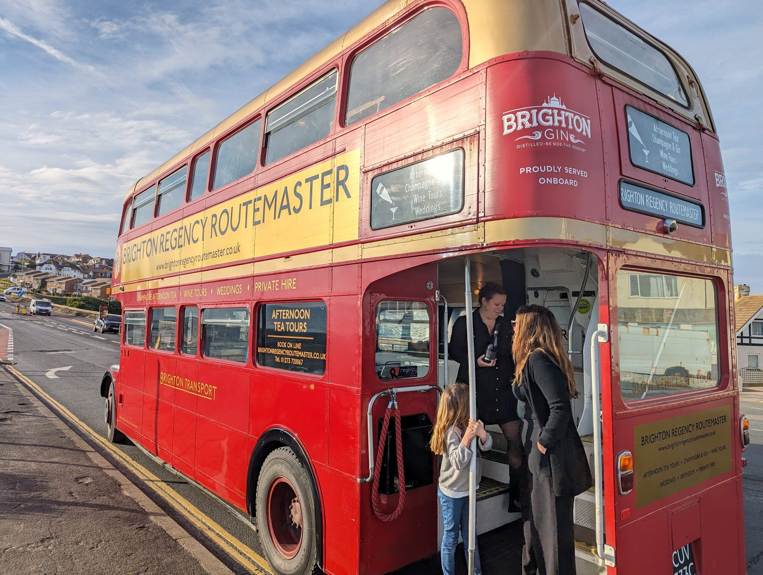 bus tour with Brighton Regency Routemaster