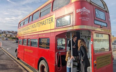 bus tour with Brighton Regency Routemaster