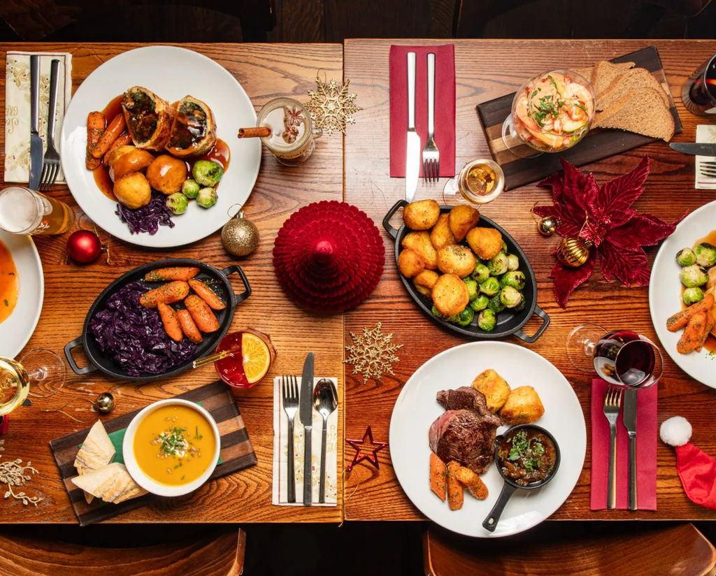 Hove Place Pub and Gardens offers a selection of festive Christmas dishes, including turkey with all the trimmings, seasonal vegetables, and festive napkins. Whether you're looking for a Christmas lunch, dinner, or hosting a Christmas party, Hove Place provides a warm and welcoming atmosphere in Brighton and Hove. Featured in the Restaurants Brighton Guide, it’s a top choice for celebrating the festive season with great food and good company.