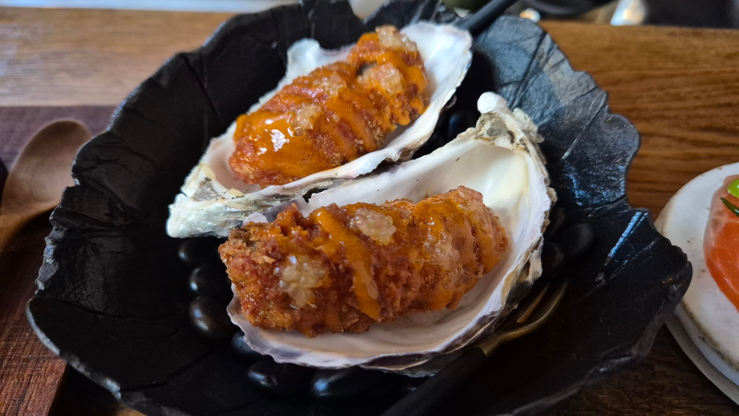 poached oyster