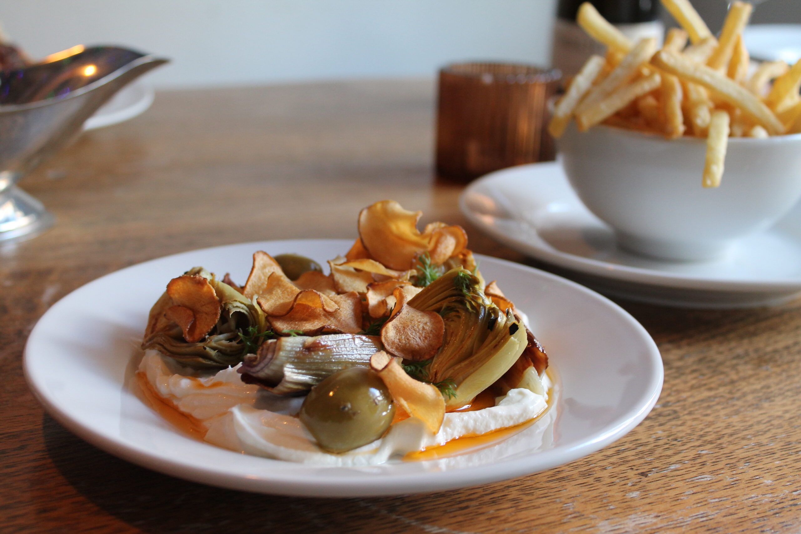 seasonal dish of food.