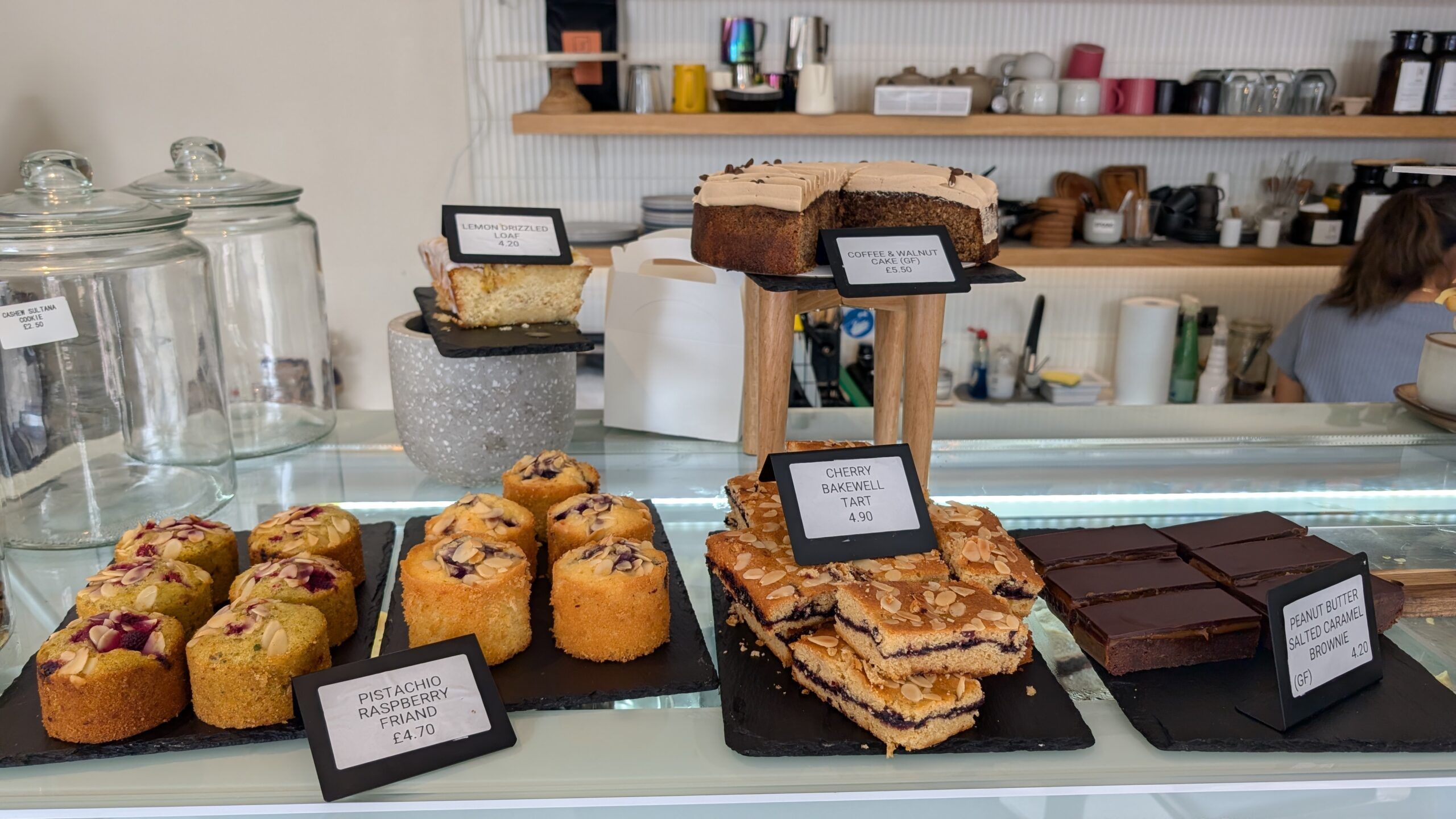 selection of cakes and pastries at the Jacob's Bakery. The Sweet Spot: Jacob’s Bakery and Café at The ROX