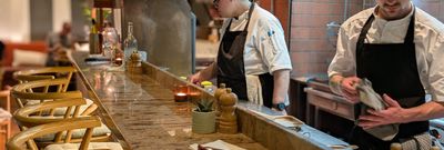 counter table at Kindling