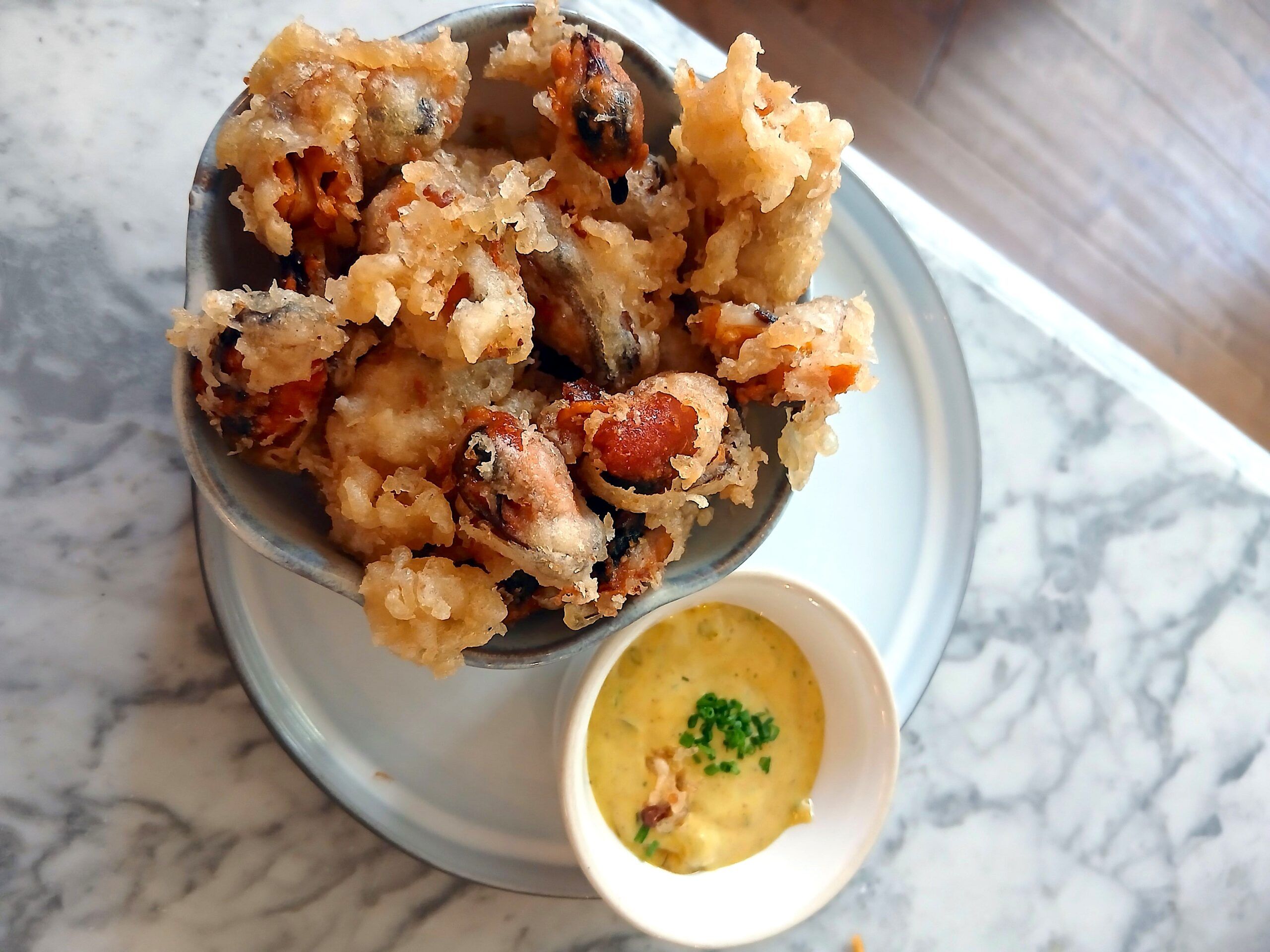 tempura mussels 