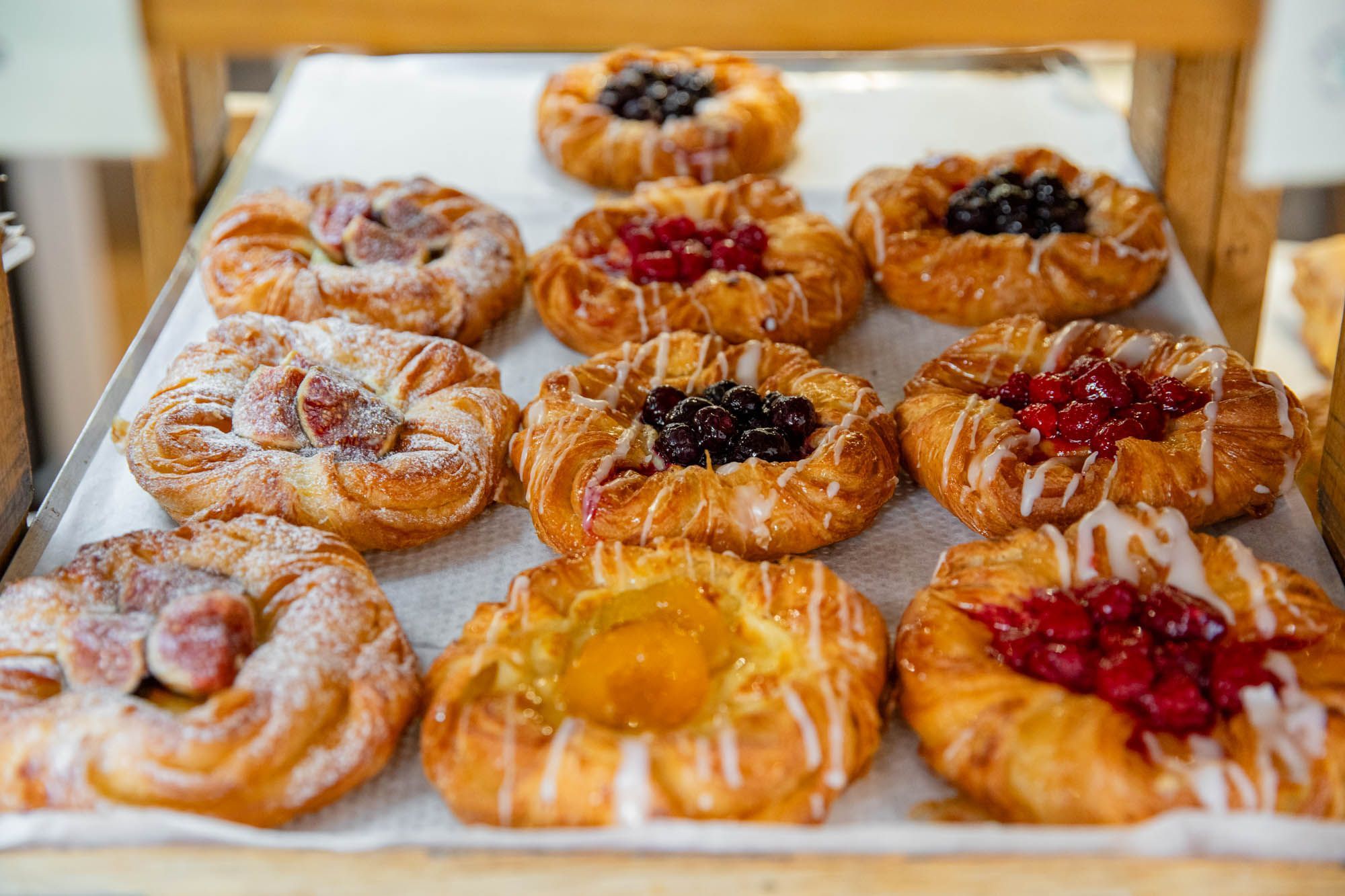 delicious sweet pastries