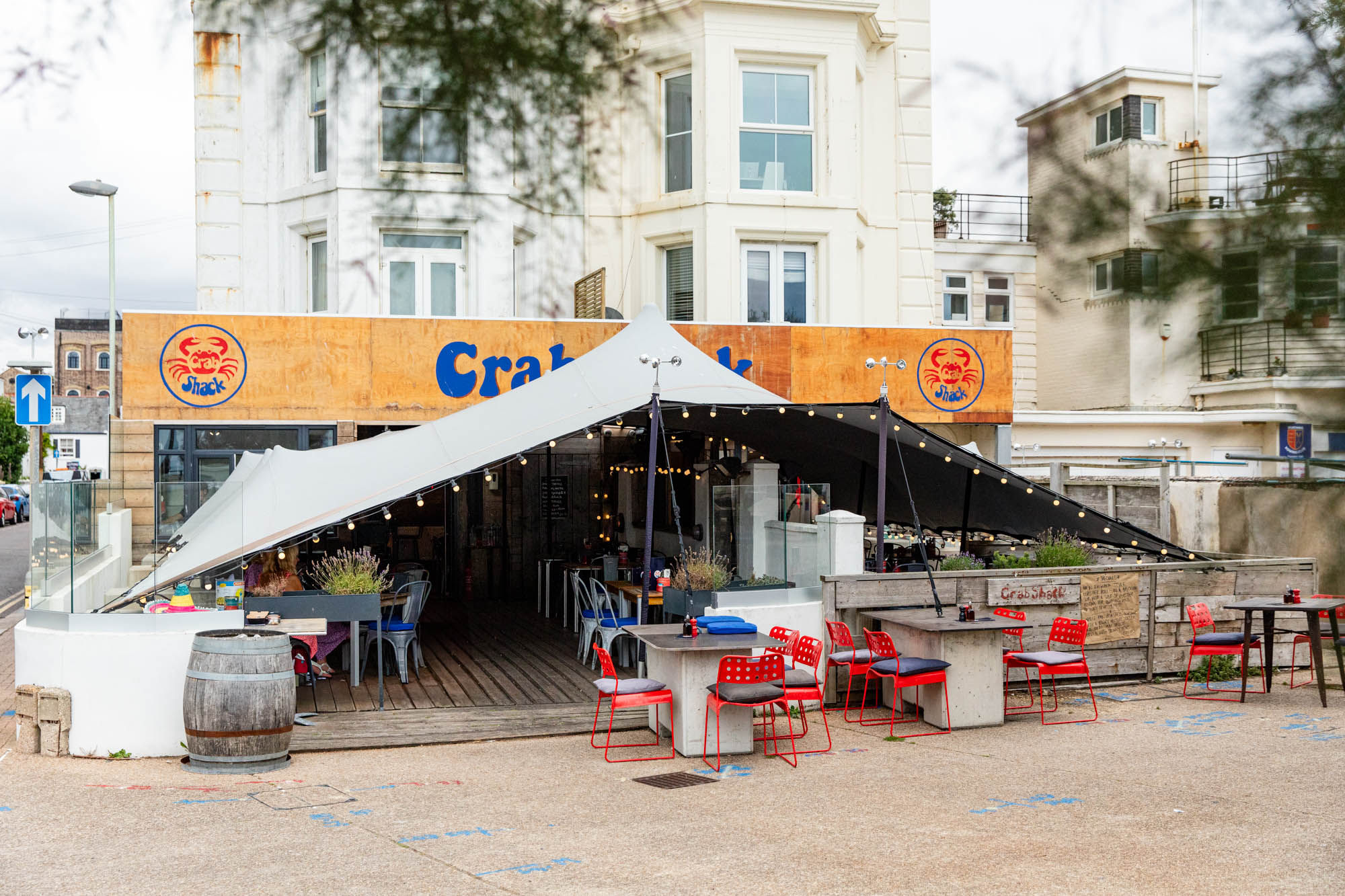 exterior shot of Crabshack in Worthing