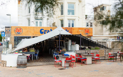 exterior shot of Crabshack in Worthing