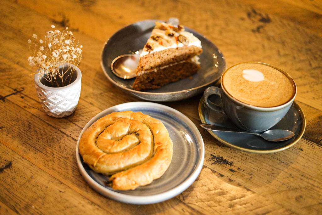 coffe, cake and pastry