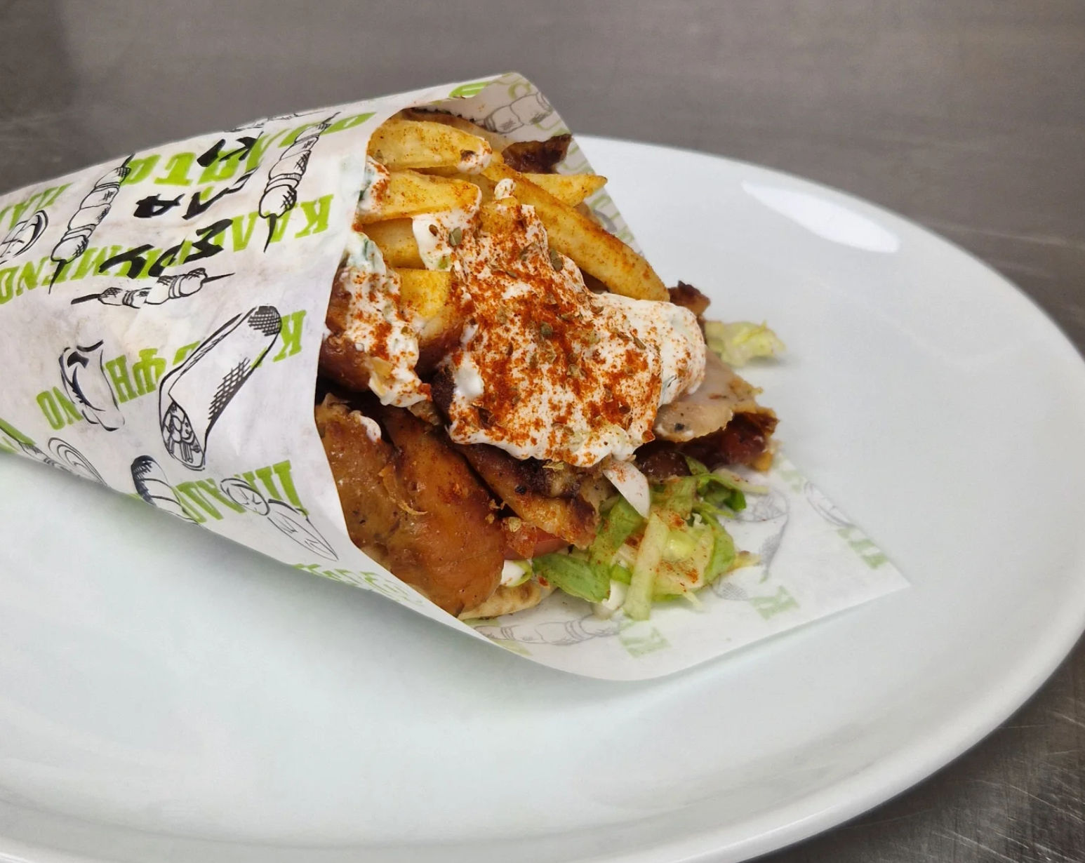 shot of a gyros