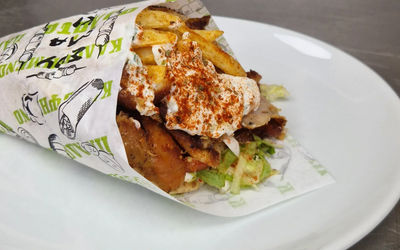 shot of a gyros
