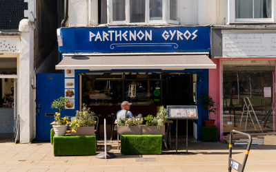Exterior shot of Parthenon Brighton