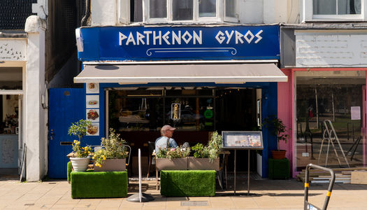 Exterior shot of Parthenon Brighton