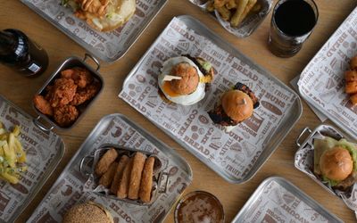 Variety of sharing dishes and pub classics served at Bench Sports Bar in Brighton