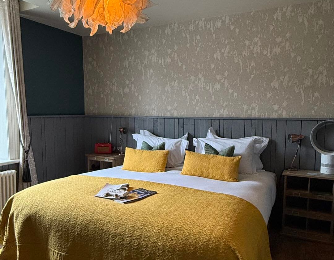 Room at The Bull Ditchling. Pregnancy friendly restaurants blog
