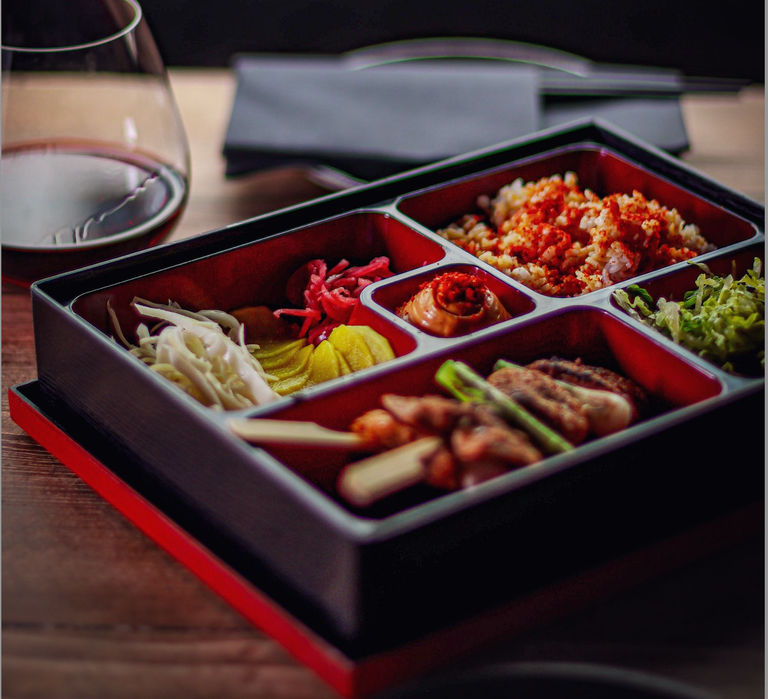 Bonsai close up shot of Bento Box